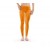 Net-Steals New for 2021, Leggings from Europe - Orangy Orange