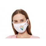 Net-Steals,  New for 2021, Crease Cloth Face Mask(Adult) - I'm vaccinated (White)