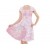 Net-Steals New for 2022, Cap Sleeve Midi Dress - Pink Heart Floral