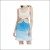 Net-Steals New for 2022, Velvet Cutout Dress - White and Blue