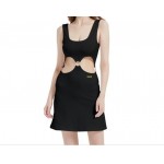 Net-Steals New for 2022, Velvet Cutout Dress - Black