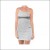 Net-Steals New for 2022, One Shoulder Ring Trim Bodycon Dress - Platinum Silver